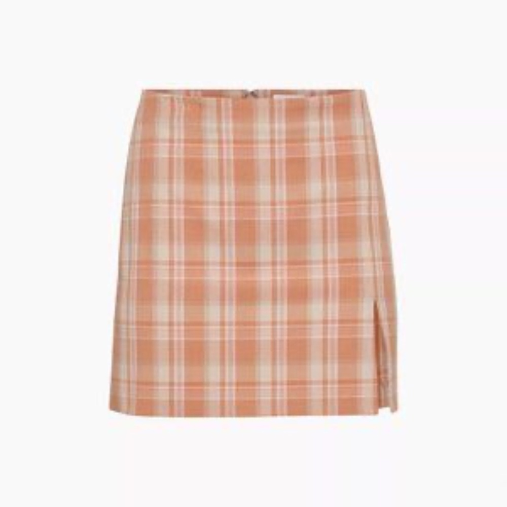 ARITZIA Sunday Best Plaid Mini Skirt - Size 0